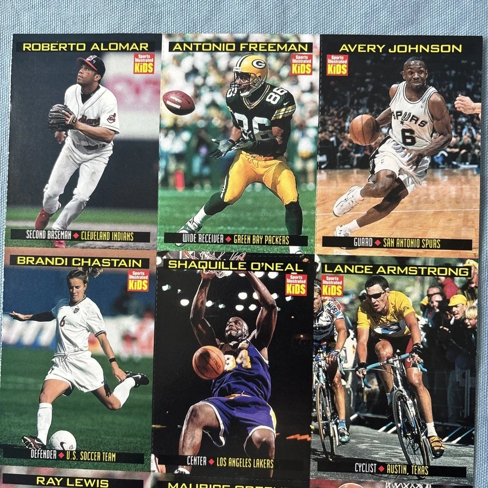 1992 Sports Illustrated for Kids 2‎ uncut SI sheets Mia Hamm , Jerry Rice, Lewis - Picture 4 of 7